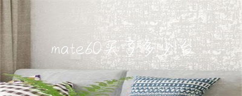 华为Mate 60系列官宣：揭秘最新旗舰手机的惊艳设计与强大性能